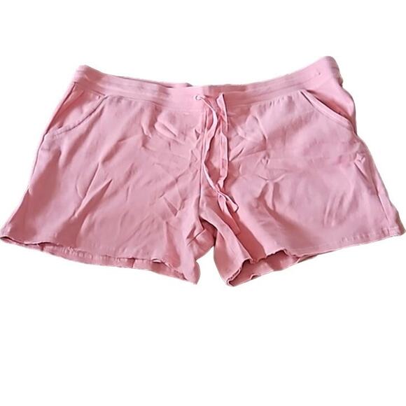 BP Loungewear Women's Plus All Weekend Shorts - Size 3X, Soft Pink - Picture 1 of 6